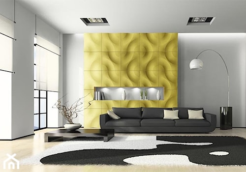 Panele ścienne 3D - Salon, styl minimalistyczny - zdjęcie od DecoMania.pl