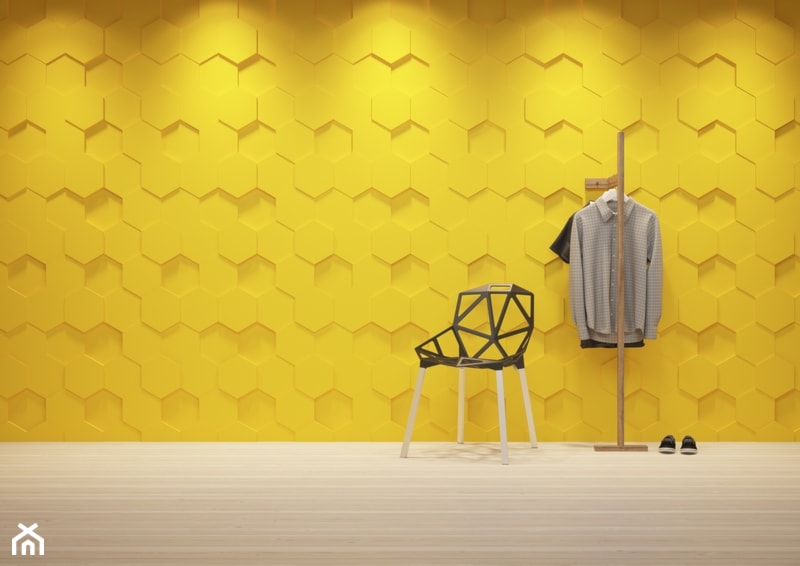 Panel dekoracyjny ścienny 3D Dunes - Honey - zdjęcie od DecoMania.pl - Homebook