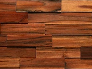 Panel drewniany - Natural Wood Panels - Orzech Cegiegłka Gładka 3d - zdjęcie od DecoMania.pl