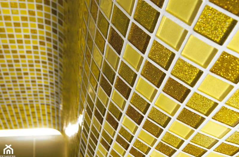 Mozaika szklana brokatowa - Primavera by Fabrizio Moretti - BM125 złota - zdjęcie od DecoMania.pl - Homebook