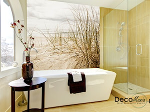 Fototapety ścienne – galeria inspiracji - Mała średnia łazienka z oknem - zdjęcie od DecoMania.pl