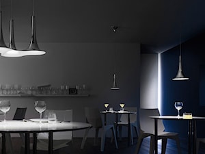 Lampa wisząca - Axo Light - Nafir 3 - chrom/biały - zdjęcie od DecoMania.pl