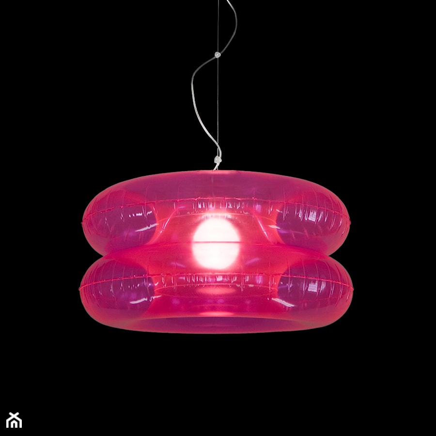 Wisząca lampa Puff Buff - Big Pink - zdjęcie od DecoMania.pl