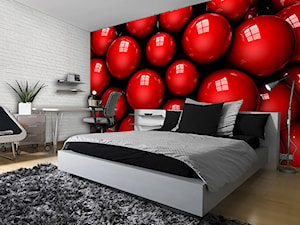 Fototapeta Consalnet 2507 - Czerwone kule 3D - zdjęcie od DecoMania.pl