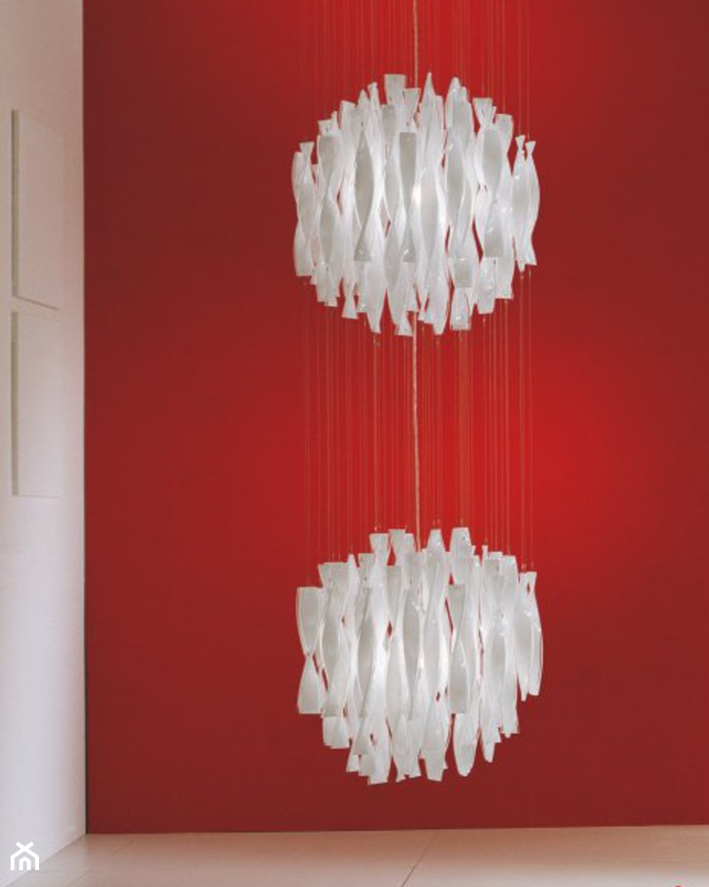 Lampa wisząca - Axo Light - Aura 60/2 - kryształ - zdjęcie od DecoMania.pl