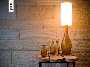 Lampa stołowa - Gie EL Home - szklana miodowa 90 cm - zdjęcie od DecoMania.pl