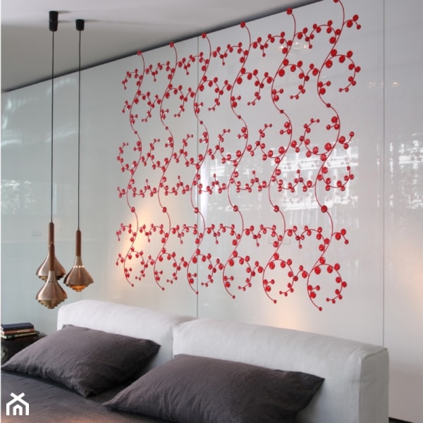 Panel dekoracyjny - Koziol - Antoinette czerwony - zdjęcie od DecoMania.pl - Homebook
