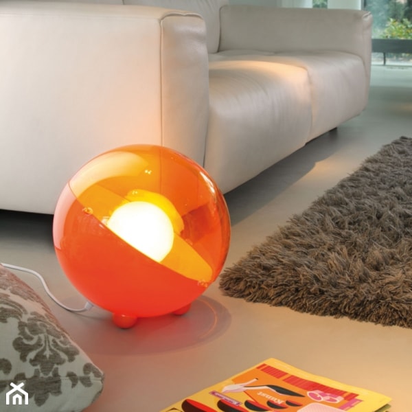 Lampa podłogowa pomarańczowa - Koziol - Orion - zdjęcie od DecoMania.pl - Homebook