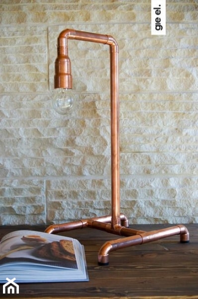 Lampa stołowa - Gie EL Home - miedziana - zdjęcie od DecoMania.pl - Homebook
