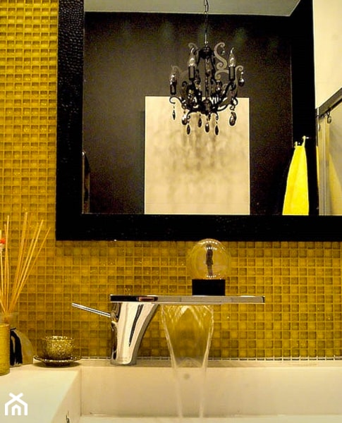 Mozaika szklana brokatowa - Primavera by Fabrizio Moretti - B111 złota - zdjęcie od DecoMania.pl - Homebook