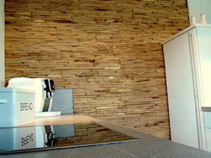 Panel drewniany - Natural Wood Panels - Orzech Amerykanski Cegiełka 3D - zdjęcie od DecoMania.pl