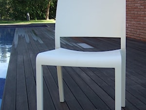 Krzesło Aruka - D2 - białe - zdjęcie od DecoMania.pl