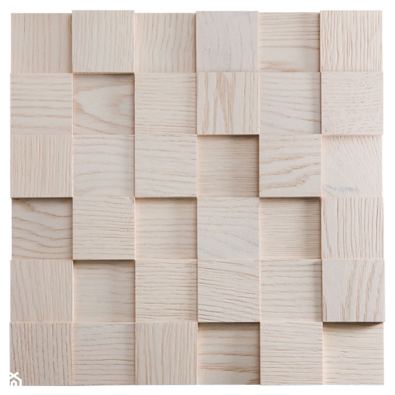 Panel drewniany - Natural Wood Panels - Dąb LOFT bielony 3D - zdjęcie od DecoMania.pl - Homebook