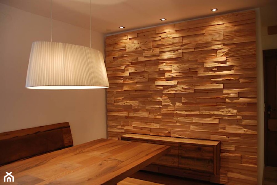Panel drewniany - Natural Wood Panels - Dąb Cegiełka Rustykal 3D - zdjęcie od DecoMania.pl