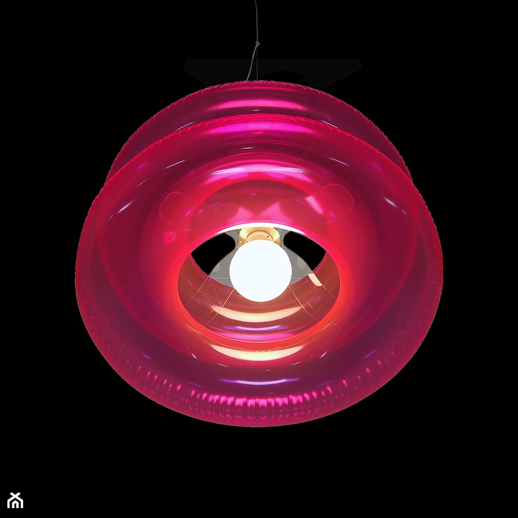 Wisząca lampa Puff Buff - Big Pink - zdjęcie od DecoMania.pl - Homebook