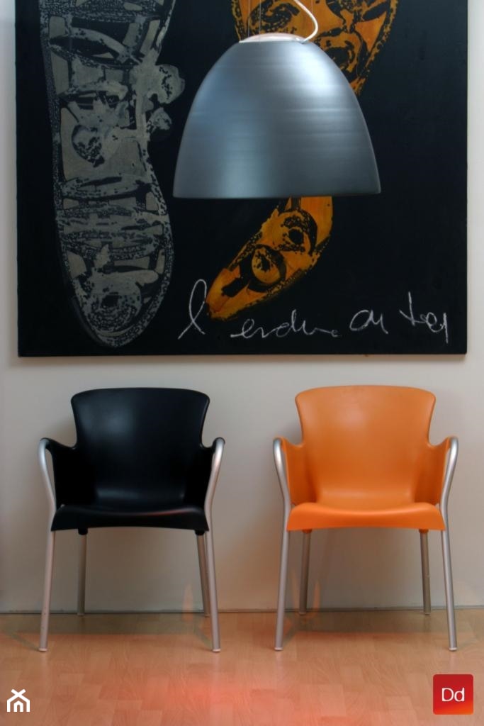 Krzesło OH z podłokietnikami - D2 - pomarańczowe - zdjęcie od DecoMania.pl - Homebook