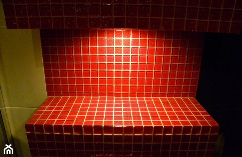 Mozaika szklana brokatowa - Primavera by Fabrizio Moretti - B113 czerwona - zdjęcie od DecoMania.pl - Homebook