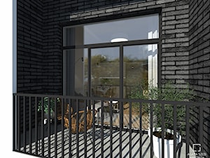 MINImum powierzchni, MAXImum funkcjonalności – „Miejski azyl” - Taras, styl rustykalny - zdjęcie od SZED DESIGN grafika i wnętrza