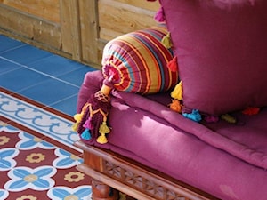 Ekskluzywne cementowe kafle stylizowane na wzór marokański - zdjęcie od Kolory Maroka