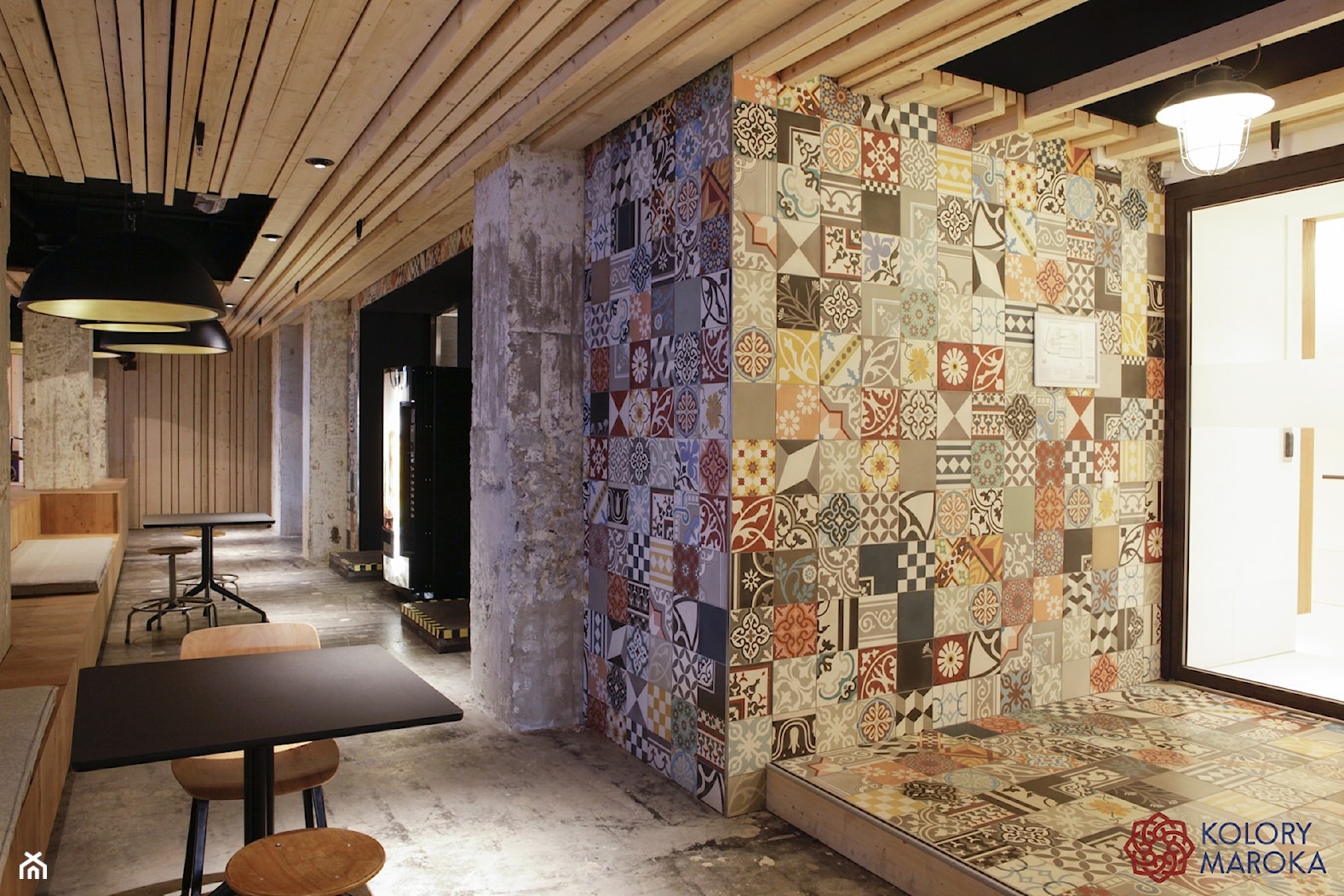 Piękne cementowe - patchwork - zdjęcie od Kolory Maroka - Homebook