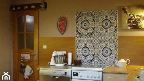 Płytki ceramiczne jako wykończenie kuchni - zdjęcie od Kolory Maroka - Homebook