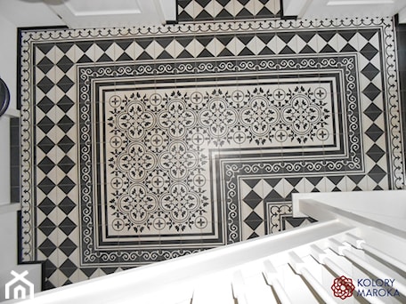 Aranżacje wnętrz - Hol / Przedpokój: Ekskluzywne cementowe kafle stylizowane na wzór marokański - Kolory Maroka. Przeglądaj, dodawaj i zapisuj najlepsze zdjęcia, pomysły i inspiracje designerskie. W bazie mamy już prawie milion fotografii!