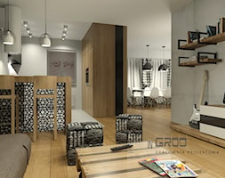 mieszkanie, Warszawa - Salon, styl nowoczesny - zdjęcie od inGROO | pracownia projektowa - Homebook