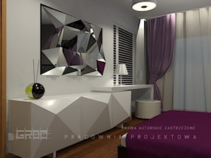 dom jednorodzinny, Poznań - Sypialnia, styl nowoczesny - zdjęcie od inGROO | pracownia projektowa