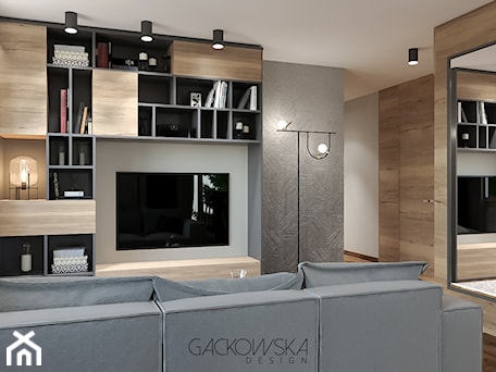 Aranżacje wnętrz - Salon: projekt salonu- GACKOWSKA DESIGN - GACKOWSKA DESIGN. Przeglądaj, dodawaj i zapisuj najlepsze zdjęcia, pomysły i inspiracje designerskie. W bazie mamy już prawie milion fotografii!