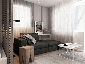 Mieszkanie pod wynajem w odcieniach szarości - Salon, styl nowoczesny - zdjęcie od Locaforma