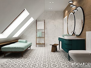 Łazienka w domu pod Lubinem - Łazienka, styl nowoczesny - zdjęcie od Locaforma