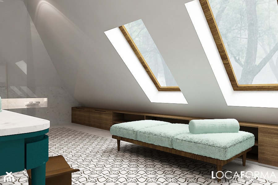 Łazienka w domu pod Lubinem - Łazienka, styl nowoczesny - zdjęcie od Locaforma