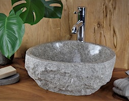 EROSI Grey kamienna umywalka nablatowa INDUSTONE - zdjęcie od Industone - Homebook