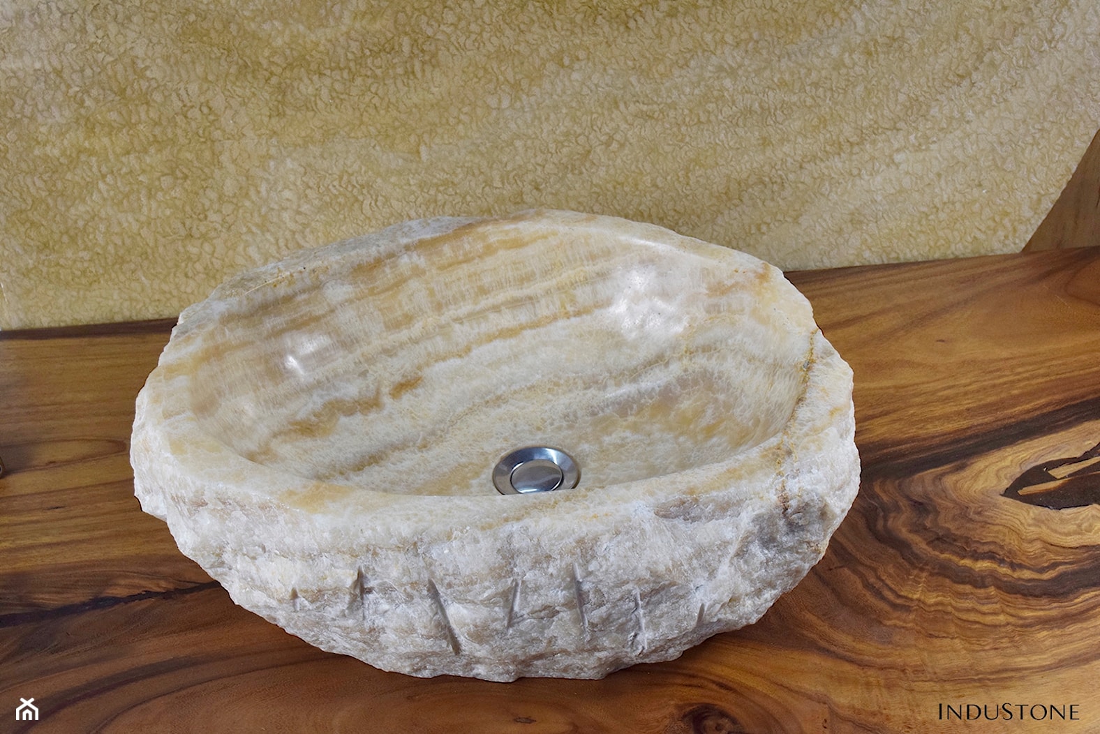 Erosi Onyx kamienna umywalka nablatowa INDUSTONE - zdjęcie od Industone - Homebook