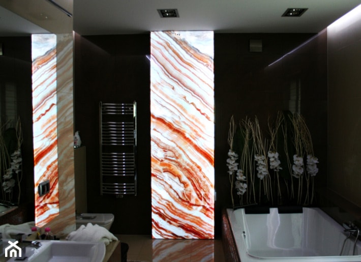 Dekoracja szklane podświetlana LED - zdjęcie od glassing_pl