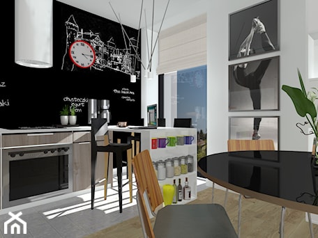 Aranżacje wnętrz - Kuchnia: Apartament M2-Joung-"CEGIELNIANA" - Kuchnia, styl minimalistyczny - ABeCe-project / ABC Pracownia Projektowa Bożena Nosiła. Przeglądaj, dodawaj i zapisuj najlepsze zdjęcia, pomysły i inspiracje designerskie. W bazie mamy już prawie milion fotografii!