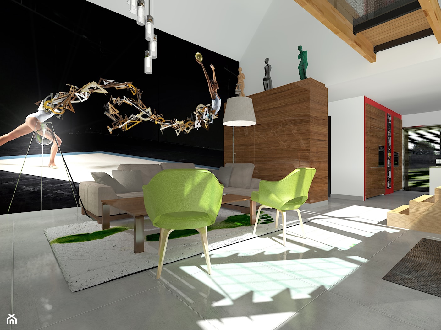 Dom-Passive_South - Salon, styl nowoczesny - zdjęcie od ABeCe-project / ABC Pracownia Projektowa Bożena Nosiła - Homebook
