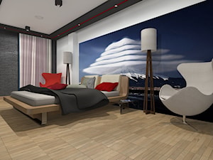 Apartament M4 - "CEGIELNIANA" w Rybniku - Sypialnia, styl nowoczesny - zdjęcie od ABeCe-project / ABC Pracownia Projektowa Bożena Nosiła