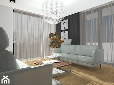 Aranżacje wnętrz - Salon: Apartament M4 - "CEGIELNIANA" w Rybniku - Salon, styl nowoczesny - ABeCe-project / ABC Pracownia Projektowa Bożena Nosiła. Przeglądaj, dodawaj i zapisuj najlepsze zdjęcia, pomysły i inspiracje designerskie. W bazie mamy już prawie milion fotografii!