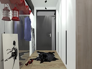 Apartament M2-Joung-"CEGIELNIANA" - Hol / przedpokój, styl minimalistyczny - zdjęcie od ABeCe-project / ABC Pracownia Projektowa Bożena Nosiła