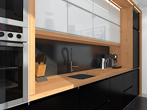 Apartament M4-MM - Cegielniana w Rybniku - Kuchnia, styl minimalistyczny - zdjęcie od ABeCe-project / ABC Pracownia Projektowa Bożena Nosiła