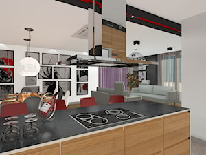 Apartament M4 - "CEGIELNIANA" w Rybniku - Kuchnia, styl nowoczesny - zdjęcie od ABeCe-project / ABC Pracownia Projektowa Bożena Nosiła