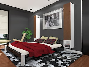 Apartament M4-MM - Cegielniana w Rybniku - Sypialnia, styl minimalistyczny - zdjęcie od ABeCe-project / ABC Pracownia Projektowa Bożena Nosiła