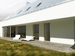 Dom jednorodzinny - Gliwice - Taras, styl minimalistyczny - zdjęcie od INOSTUDIO architekci