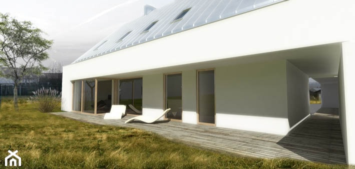Dom jednorodzinny - Gliwice - Taras, styl minimalistyczny - zdjęcie od INOSTUDIO architekci