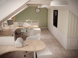 Biuro w stylu angielskim - Wnętrza publiczne, styl tradycyjny - zdjęcie od EnigmaVisualDesign