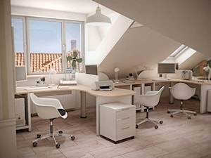 Biuro w stylu angielskim - Wnętrza publiczne, styl tradycyjny - zdjęcie od EnigmaVisualDesign
