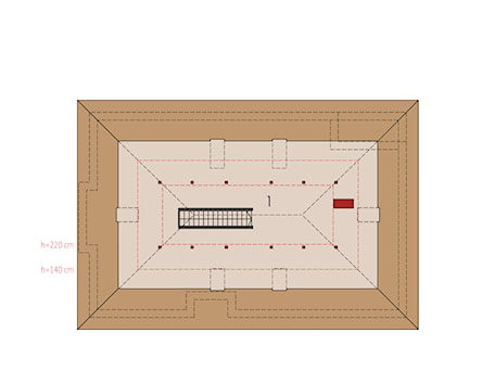 Aranżacje wnętrz - Domy: Projekt domu Gabriel II G1 ENERGO - rzut poddasza - ARCHIPELAG Pracownia Projektowa . Przeglądaj, dodawaj i zapisuj najlepsze zdjęcia, pomysły i inspiracje designerskie. W bazie mamy już prawie milion fotografii!