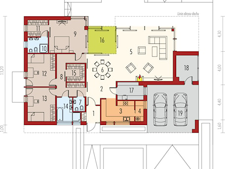 Aranżacje wnętrz - Domy: Projekt domu EX 6 (z wiatą) - ARCHIPELAG Pracownia Projektowa . Przeglądaj, dodawaj i zapisuj najlepsze zdjęcia, pomysły i inspiracje designerskie. W bazie mamy już prawie milion fotografii!