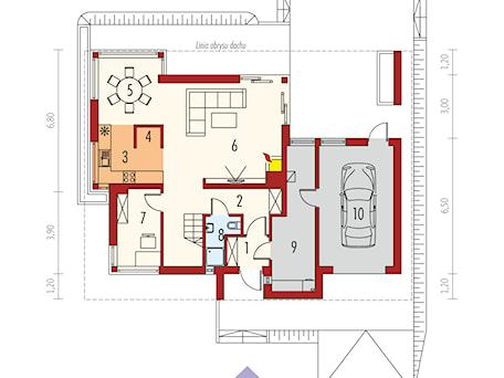 Aranżacje wnętrz - Domy: Projekt domu Rodrigo III G1- rzut parteru - ARCHIPELAG Pracownia Projektowa . Przeglądaj, dodawaj i zapisuj najlepsze zdjęcia, pomysły i inspiracje designerskie. W bazie mamy już prawie milion fotografii!